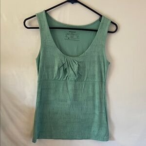 Patagonia Green Textured Tank Top